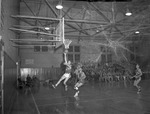 Jacksonville State College Home Basketball Game Against Whiskered Wizards 2 by Opal R. Lovett