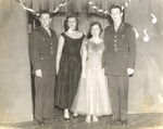 Group at 1951 ROTC Ball held in JSTC Gymnasium 1 by Opal R. Lovett