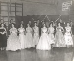 Group at 1951 ROTC Ball held in JSTC Gymnasium 2 by Opal R. Lovett