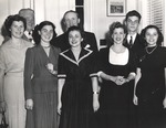 President Houston Cole Among Group of International House Students by Opal R. Lovett