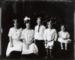 Children of C.W. Daugette and Annie Rowan Forney Daugette, circa 1912 by Russell Brothers Studio