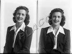 Studio portrait of Constance Mock, circa 1940 2 by Russell Brothers Studio