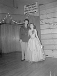 Dance in College Gymnasium, 1951 ROTC Ball 10 by Opal R. Lovett