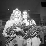 Homecoming Queen and First Runner up, 1974 Pep Rally 5 by Opal R. Lovett