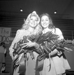 Homecoming Queen and First Runner up, 1974 Pep Rally 7 by Opal R. Lovett