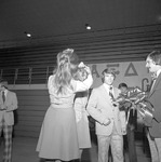 Homecoming Queen and First Runner up, 1974 Pep Rally 10 by Opal R. Lovett