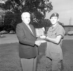 President Ernest Stone Presented 1974 Honorary Colonel Award 4 by Opal R. Lovett