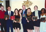 Dr. John Ketterer and Award Recipients, 2004 International House Awards Banquet by unknown