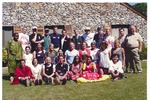 Group of 2000-2001 International House Program Students at Millard Young's Car Show in Piedmont, AL by unknown
