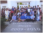 Group of 2009-2010 International House Program Students In Front of International House by unknown