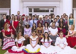 Group of 2015-2016 International House Program Students In Front of International House by unknown
