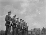 ROTC Drill, Jacksonville State 1950-1951 Unit 3 by Opal R. Lovett
