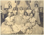 Beth Cole , Bridesmaids, and Junior Attendants, 1949 Wedding of Dr. Guy Rutledge and Ms. Beth Cole 1 by unknown