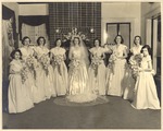 Beth Cole , Bridesmaids, and Junior Attendants, 1949 Wedding of Dr. Guy Rutledge and Ms. Beth Cole 2 by unknown