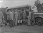 Jacksonville State Football Team Boards Bus for Maryville, TN 2 by Opal R. Lovett