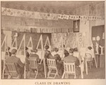 State Normal School Class in Drawing, circa 1912 by unknown