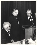 Ralph W. Callahan, The Anniston Star Business Man, Presents President Houston Cole with “Man Of The Year” Award by McElroy