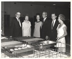 President and Mrs. Houston Cole, Governor and Mrs. Albert Brewer, Rep. and Mrs. Hugh Merrill, Summer 1968 Graduation Banquet in Leone Cole Auditorium by Opal R. Lovett