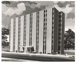 Sparkman Hall, Architectural Drawing by Opal R. Lovett