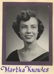 Martha Knowles, 1954-1955 Kappa Delta Epsilon Member by Opal R. Lovett