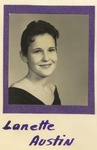 Lanette Austin, 1957-1958 Kappa Delta Epsilon Member by Opal R. Lovett