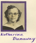 Katharine Dunaway, 1957-1958 Kappa Delta Epsilon Member by Opal R. Lovett