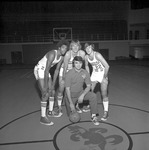 Group of 1974-1975 Men's Basketball Team Members with Head Coach Bill Jones 1 by Opal R. Lovett