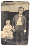 Tintype of Joseph Pelham and Mary Pelham by unknown