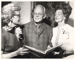The Calverts and Ms. Olsen at Miss Douglass Olsen's Retirement Reception by Opal R. Lovett