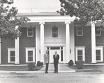 President Houston Cole and John Stewart Outside International House 2 by Opal R. Lovett