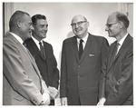 Rep. Woodrow Albea, Senator Pete Mathews, White House Lawyer Charles Allen Wright, and Rep. Harry Pennington by Opal R. Lovett