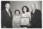 Dale Benson Presented 1978-1979 Dr. James H. Jones Award by Opal R. Lovett