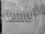 Military Students in Uniform Outside on Field by Opal R. Lovett