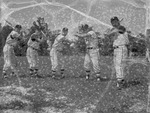 Baseball Players in Uniform Holding Bats 13 by Opal R. Lovett