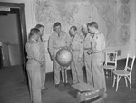 ROTC Commanding Officer Briefs 1950 Staff 2 by Opal R. Lovett