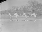 Tennis Instructions, 1953-1954 Class by Opal R. Lovett