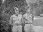 John Churchill and Jack Young, Selected as ROTC Representatives at 1952 U.S. Military Academy by Opal R. Lovett