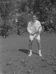 1952 Tennis Team Member by Opal R. Lovett