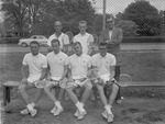 1957-1958 Tennis Team by Opal R. Lovett