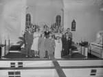 1950s Wedding Inside A Church 4 by Opal R. Lovett