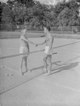 Dixie Brown and David Christian, Summer 1953 Tennis by Opal R. Lovett