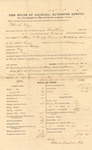 Court Document | A.P. Bagley, Governor vs. Peter L. Key, Bill of Cost, April 1841 by John M. Jackson