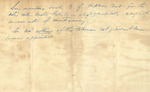 Court Document | Voucher for Orphans Court, c.1843 by Unknown