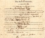 Court Document | State vs. Carr Jeffers, Summons for Henry Davis and James Riggs, November 1847 by John M. Jakson