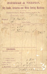 Document | Invoice from Nichols & Vernon to J.F. Carter, October 1872 by Nichols & Vernon