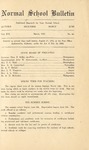 Quarterly Bulletin | March 1922