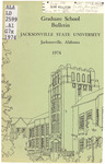 Graduate Bulletin & Catalog | 1974 by Jacksonville State University