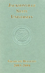 Graduate Bulletin & Catalog | 2003-2004 by Jacksonville State University