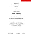 Graduate Bulletin | 2010-2011 by Jacksonville State University