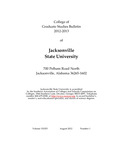 Graduate Bulletin | 2012-2013 by Jacksonville State University
